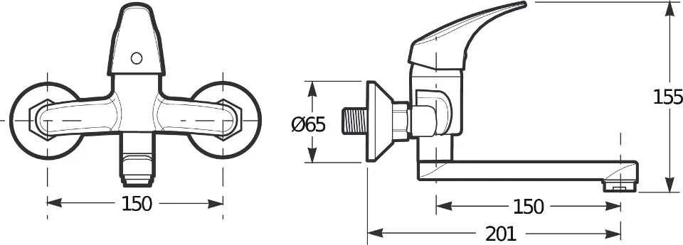 Jika - Talas - Mosdó csaptelep - H3111N70042201 – 2. kép