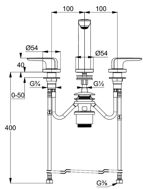 Kludi - Ameo - Mosdó csaptelep - 413930575 – 3. kép