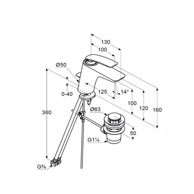 Kludi - Balance - Mosdó csaptelep - 520238775 – 2. kép