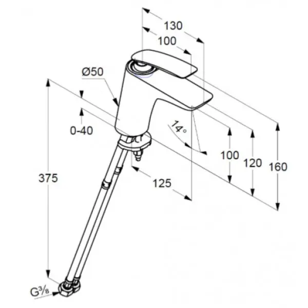 Kludi - Balance - Mosdó csaptelep - 520268775 – 2. kép