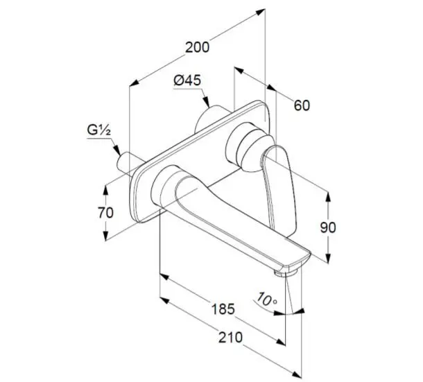 Kludi - Balance - Mosdó csaptelep - 522468775 – 2. kép