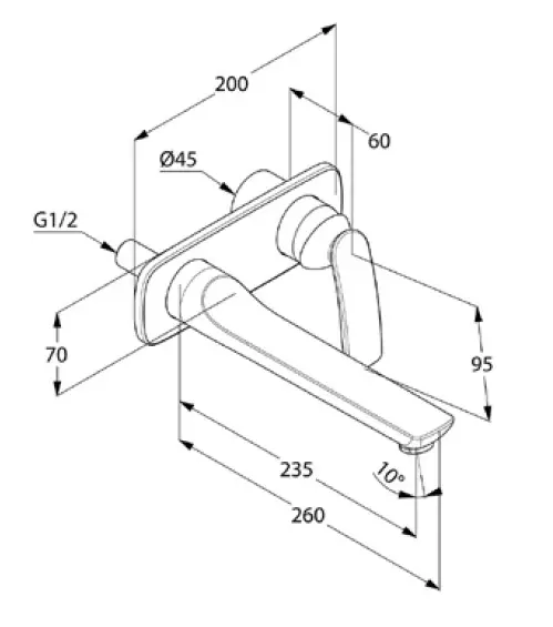 Kludi - Balance - Mosdó csaptelep - 522470575 – 2. kép