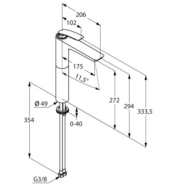 Kludi - Balance - Mosdó csaptelep - 522980575 – 2. kép