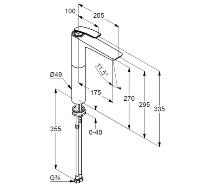 Kludi - Balance - Mosdó csaptelep - 522988775 – 2. kép