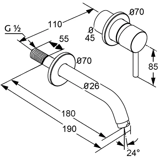 Kludi - Bozz - Mosdó csaptelep - 382440576 – 2. kép
