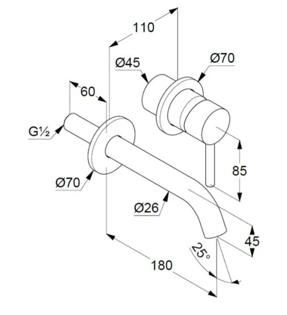 Kludi - Bozz - Mosdó csaptelep - 382443976 – 2. kép