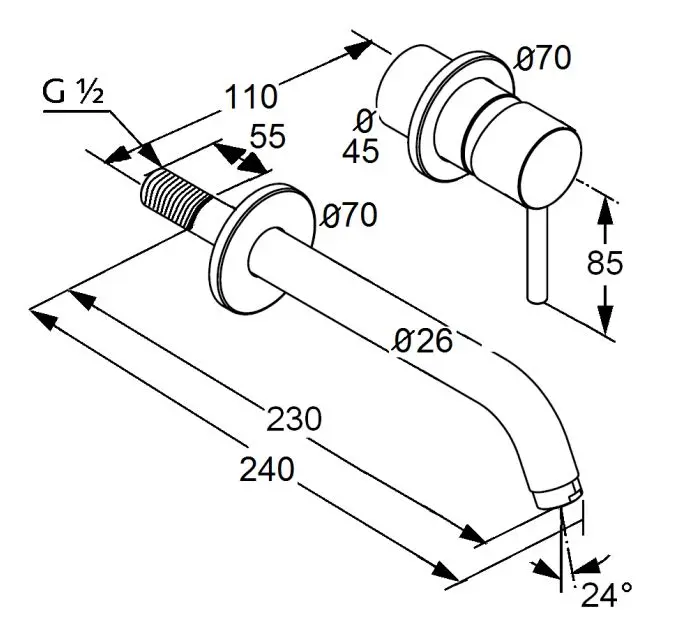 Kludi - Bozz - Mosdó csaptelep - 382450576 – 2. kép