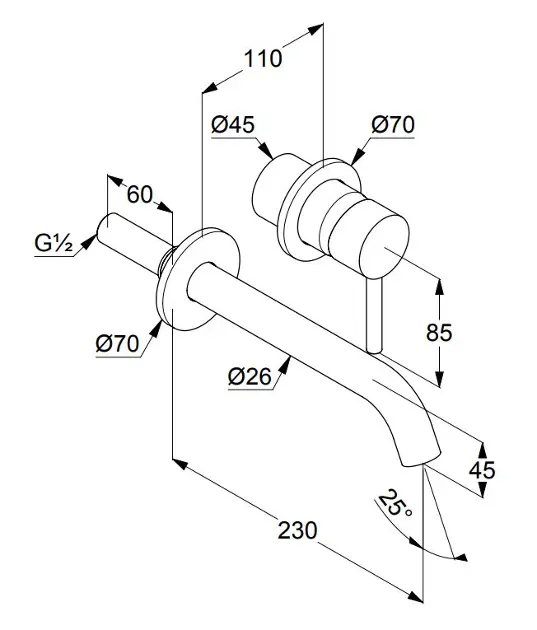 Kludi - Bozz - Mosdó csaptelep - 382455376 – 2. kép