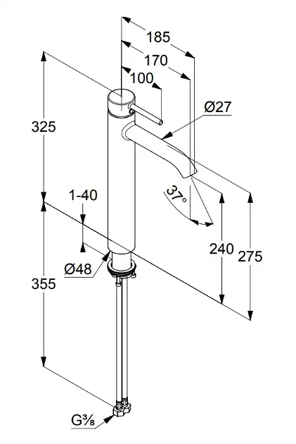 Kludi - Bozz - Mosdó csaptelep - 382865376 – 2. kép