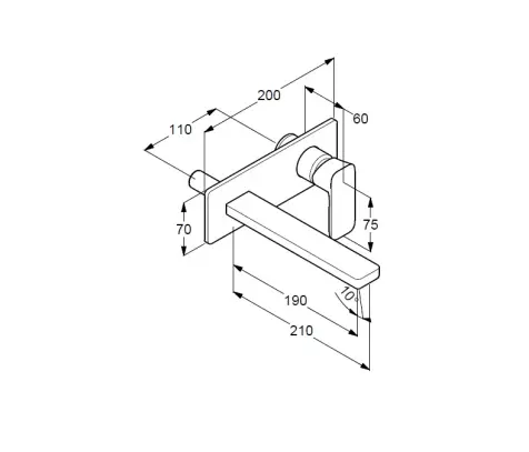 Kludi - Renon - Mosdó csaptelep - 422440575 – 2. kép
