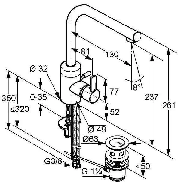 Kludi - Zenta - Mosdó csaptelep - 382940575 – 2. kép