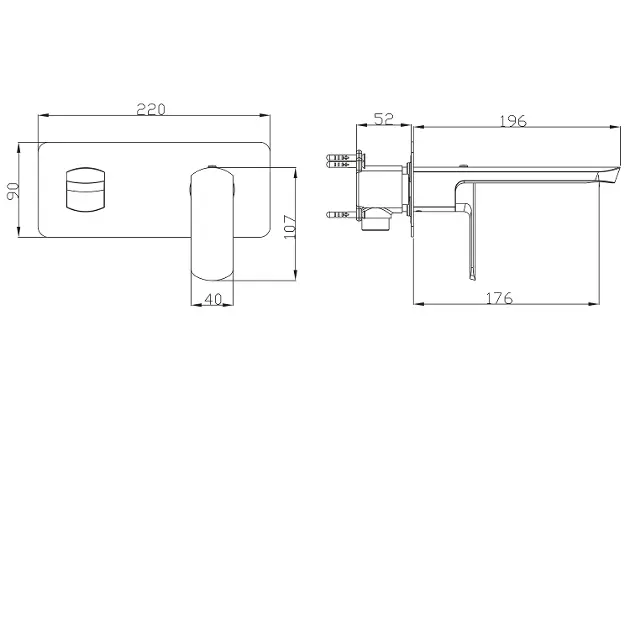 Sapho - Mixona - Mosdó csaptelep - MG008 – 2. kép