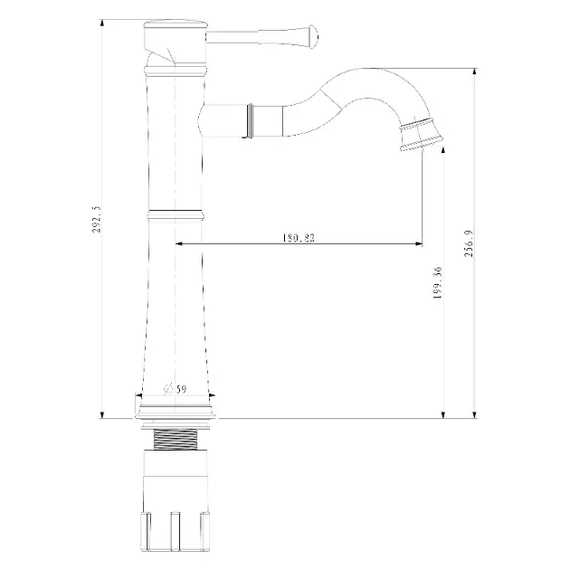 Sapho - Soliter - Mosdó csaptelep - ZB006 – 2. kép