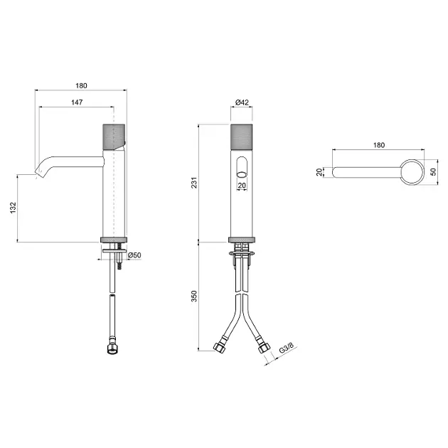 Sapho - Ultratap - Mosdó csaptelep - UT004TB – 2. kép