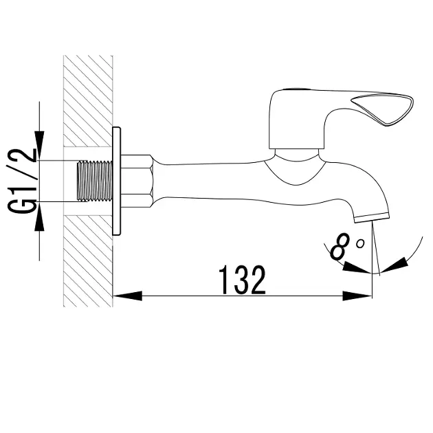 Aqualine - Valves - Oszlopos mosdócsaptelep - ZY12062 – 2. kép