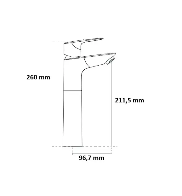 Grohe - BauLoop - Oszlopos mosdócsaptelep - 23962001 – 2. kép