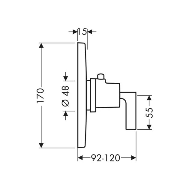 Axor - Citterio - Termosztátos csaptelep - 39711000 – 2. kép