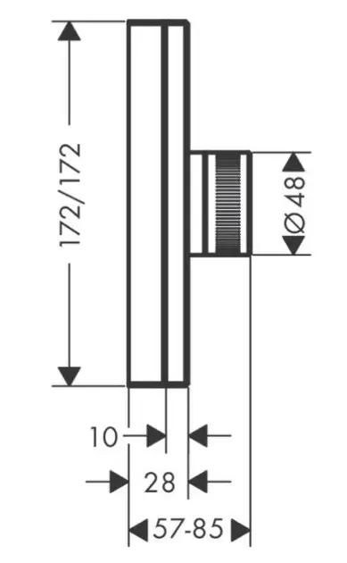 Axor - Edge - Termosztátos csaptelep - 46741000 – 2. kép