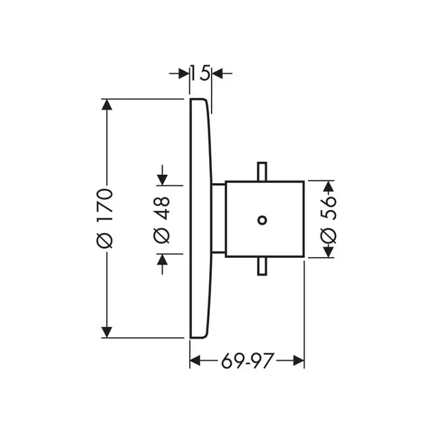 Axor - Starck - Termosztátos csaptelep - 10715000 – 2. kép