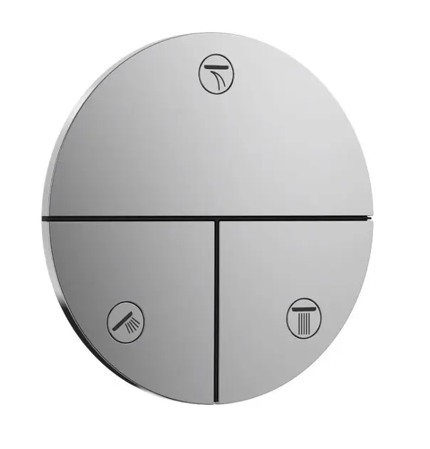 Hansgrohe - ShowerSelect Comfort - Termosztátos váltó- és elzárószelep - 15558000
