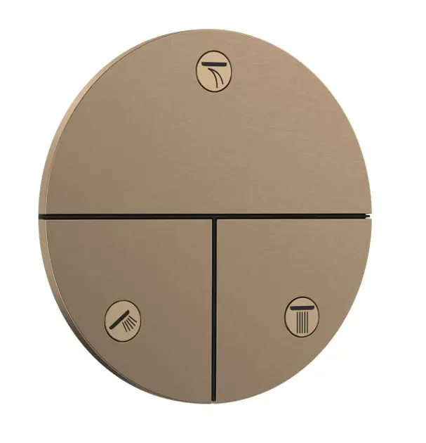 Hansgrohe - ShowerSelect Comfort - Termosztátos váltó- és elzárószelep - 15558140