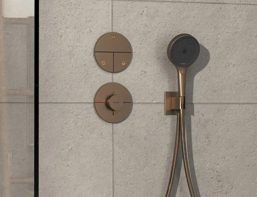 Hansgrohe - ShowerSelect Comfort - Termosztátos váltó- és elzárószelep - 15558140 – 3. kép