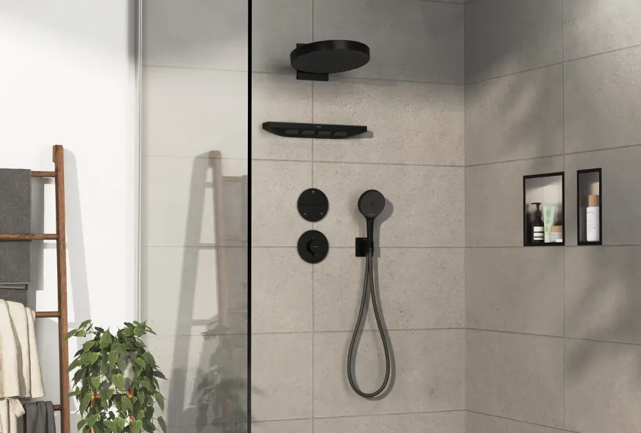 Hansgrohe - ShowerSelect Comfort - Termosztátos váltó- és elzárószelep - 15558670 – 4. kép