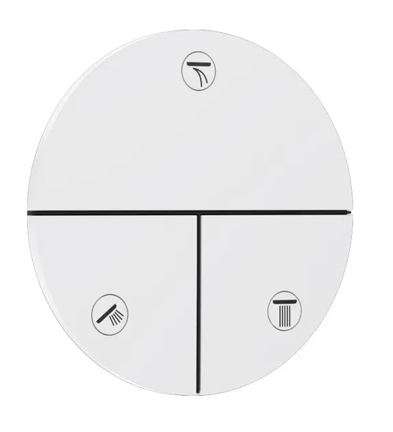 Hansgrohe - ShowerSelect Comfort - Termosztátos váltó- és elzárószelep - 15558700