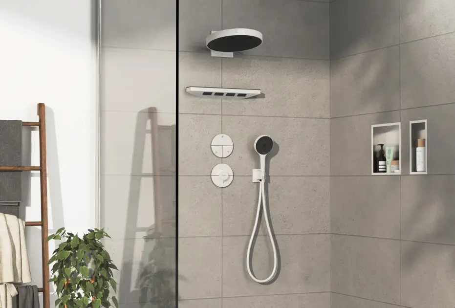 Hansgrohe - ShowerSelect Comfort - Termosztátos váltó- és elzárószelep - 15558700 – 4. kép