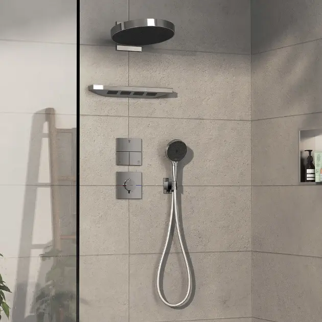 Hansgrohe - ShowerSelect Comfort - Termosztátos váltó- és elzárószelep - 15573000 – 6. kép
