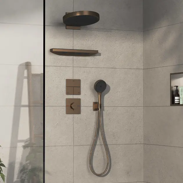 Hansgrohe - ShowerSelect Comfort - Termosztátos váltó- és elzárószelep - 15573140 – 4. kép