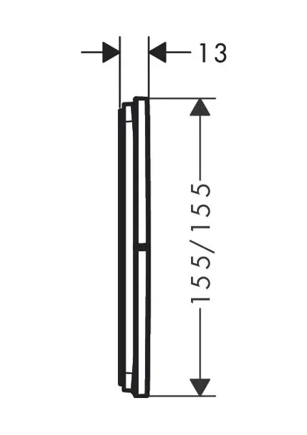Hansgrohe - ShowerSelect Comfort - Termosztátos váltó- és elzárószelep - 15573670 – 2. kép