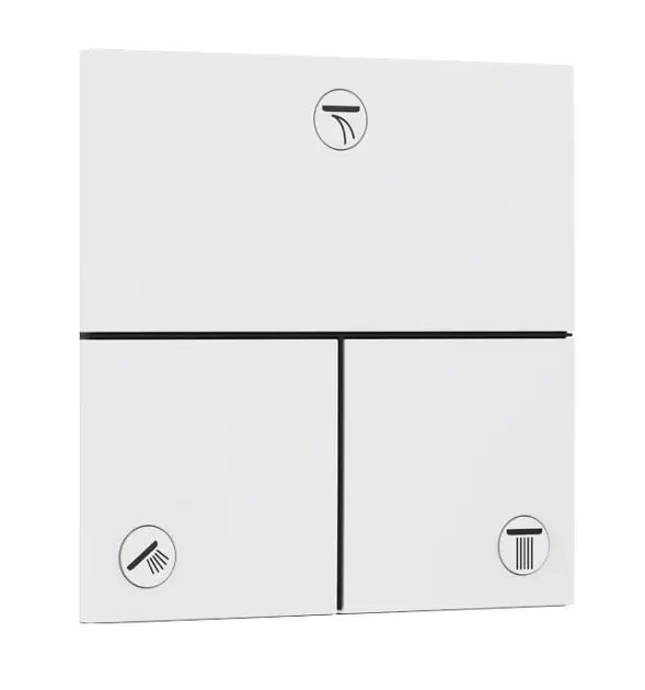Hansgrohe - ShowerSelect Comfort - Termosztátos váltó- és elzárószelep - 15573700