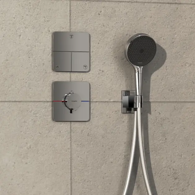 Hansgrohe - ShowerSelect Comfort - Termosztátos váltó- és elzárószelep - 15587000 – 4. kép