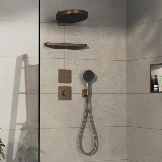Hansgrohe - ShowerSelect Comfort - Termosztátos váltó- és elzárószelep - 15587140 – 4. kép