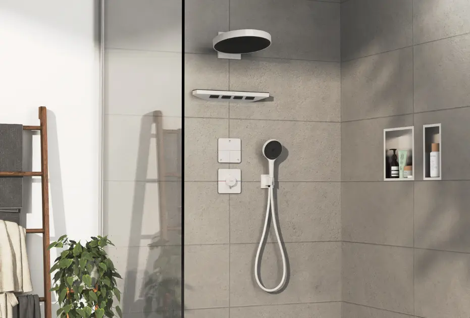 Hansgrohe - ShowerSelect Comfort - Termosztátos váltó- és elzárószelep - 15587700 – 4. kép