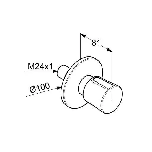 Kludi - Balance - Termosztátos váltó- és elzárószelep - 528460575 – 2. kép