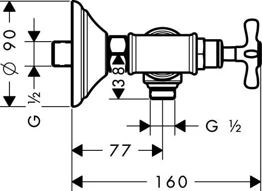 Axor - Montreux - Zuhany csaptelep - 16560820 – 2. kép