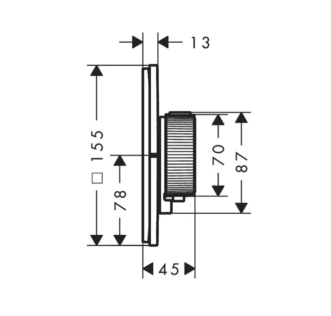 Axor - ShowerSelect ID - Zuhany csaptelep - 36778140 – 2. kép