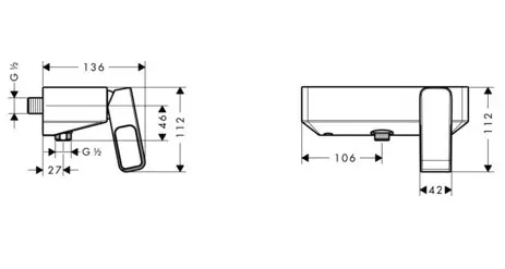 Axor - Urquiola - Zuhany csaptelep - 11620000 – 2. kép