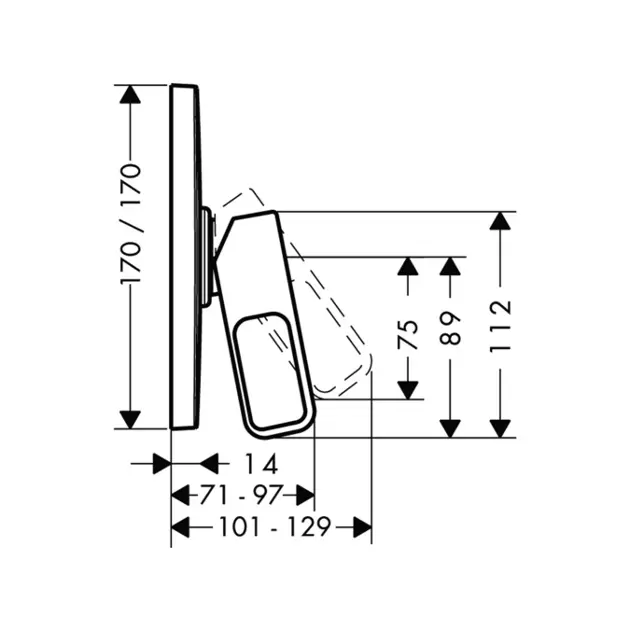 Axor - Urquiola - Zuhany csaptelep - 11625000 – 2. kép