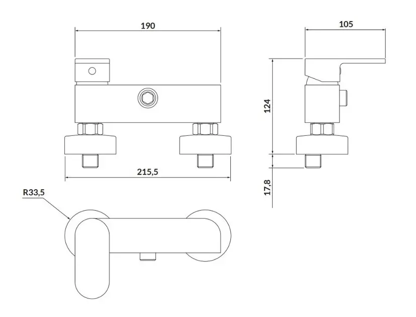 Cersanit - Crea - Zuhany csaptelep - S951-319 – 2. kép