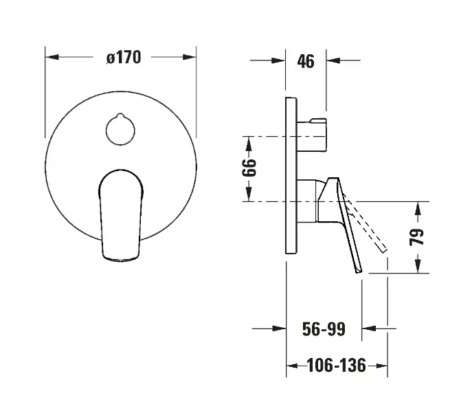 Duravit - DuraStyle Basic - Zuhany csaptelep - N14210012010 – 2. kép