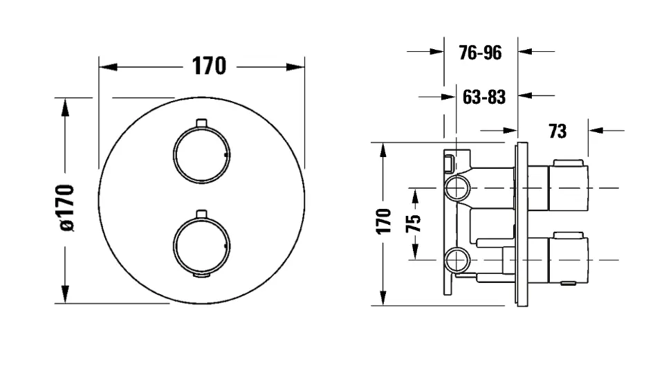 Duravit - Zuhany csaptelep - TH4200008010 – 2. kép