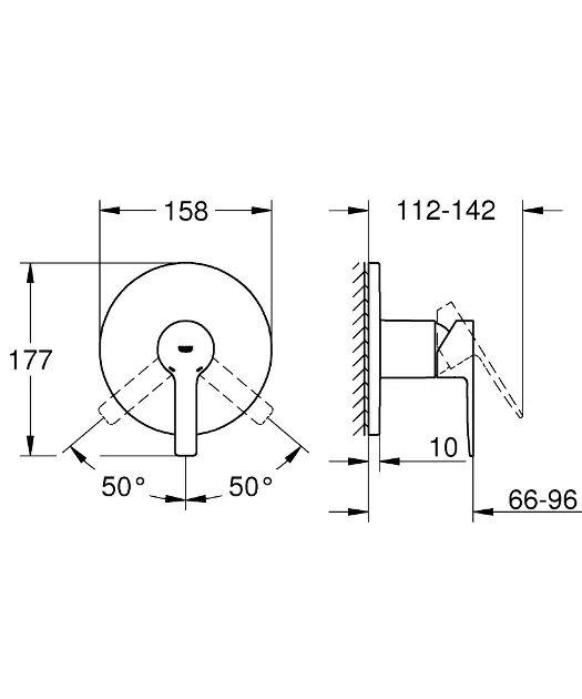 Grohe - Lineare - Zuhany csaptelep - 24063DC1 – 2. kép