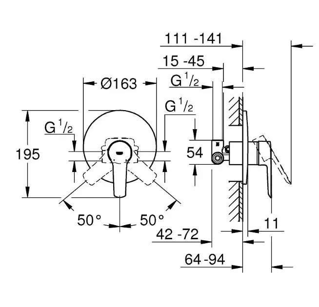 Grohe - QuickFix Start - Zuhany csaptelep - 32590002 – 2. kép