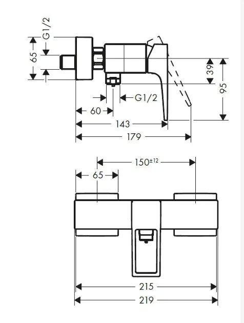 Hansgrohe - Metropol - Zuhany csaptelep - 74560000 – 2. kép