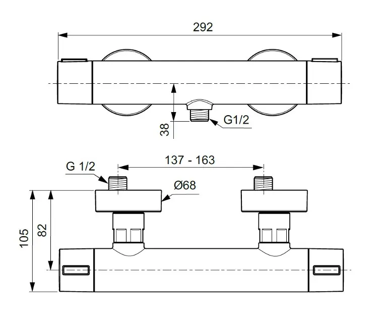 Ideal Standard - ALU+ - Zuhany csaptelep - BD582SI – 2. kép