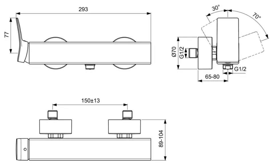 Ideal Standard - Conca Tap - Zuhany csaptelep - BC761AA – 2. kép