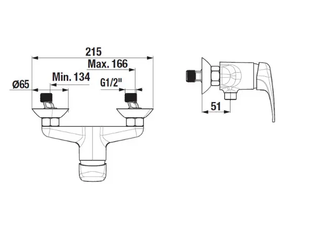 Jika - Deep - Zuhany csaptelep - H3311U70044001 – 2. kép